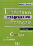 Okładka książki Litterature progressive du francais A1
