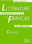 Okładka książki Litterature progressive du francais A1