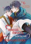 Losy innego świata zależą od korposzczura. Tom 6. Autor: Kazurki Irodori, Wakatsu Yatsuki, Kikka Ohashi. Dadada.pl Okładka książki Losy innego świata zależą od korposzczura. Tom 6
