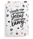 Opakowanie Magnes na lodówkę - Jezus i kawa kropki