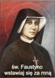 Opakowanie Magnes na lodówkę - Św. Faustyna