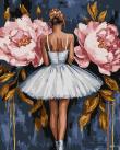 Opakowanie Malowanie po numerach - Baletnica z piwoniami
