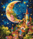 Opakowanie Malowanie po numerach - Gwiezdny pałac 40x50cm