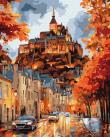 Opakowanie Malowanie po numerach -Jesienne Miasteczko 40x50cm