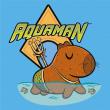 Opakowanie Malowanie po numerach - Kapibara Aquaman 30x30cm