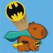 Opakowanie Malowanie po numerach - Kapibara Batman 30x30cm