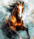 Opakowanie Malowanie po numerach - Szybki koń 40x50cm