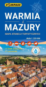 Mapa atrakcji turystycznych Warmia i Mazury. Autor:   Praca zbiorowa. Dadada.pl Okładka książki Mapa atrakcji turystycznych Warmia i Mazury