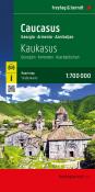 Mapa Kaukaz Gruzja Armenia Azerbejdżan 1:700 000. Autor: Opracowanie zbiorowe. Dadada.pl Okładka książki Mapa Kaukaz Gruzja Armenia Azerbejdżan 1:700 000