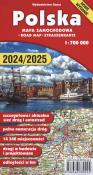 Mapa Polska 1:700 000 wyd. 5. Autor: Opracowanie zbiorowe. Dadada.pl Okładka książki Mapa Polska 1:700 000 wyd. 5