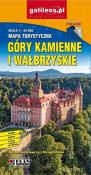 Okładka książki Mapa tur. - Góry Kamienne i Wałbrzyskie