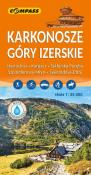 Mapa tur. - Karkonosze, Góry Izerskie laminowana. Autor:   Praca zbiorowa. Dadada.pl Okładka książki Mapa tur. - Karkonosze, Góry Izerskie laminowana
