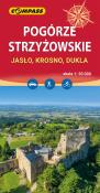 Mapa tur. - Pogórze Strzyżowskie. Jasło, Krosno.... Autor:   Praca zbiorowa. Dadada.pl Okładka książki Mapa tur. - Pogórze Strzyżowskie. Jasło, Krosno...