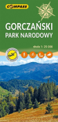 Mapa turystyczna - Gorczański Park Narodowy. Autor:   Praca zbiorowa. Dadada.pl Okładka książki Mapa turystyczna - Gorczański Park Narodowy