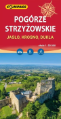 Mapa turystyczna - Pogórze Strzyżowskie 1:50 000. Autor:   Praca zbiorowa. Dadada.pl Okładka książki Mapa turystyczna - Pogórze Strzyżowskie 1:50 000