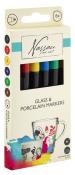 Opakowanie Markery do szkła i porcelany 6 sztuk