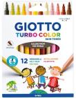Opakowanie Markery Turbo Color Skin Tones 12 kolorów GIOTTO