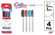 Opakowanie Markery z podwójną linią 4 kolory