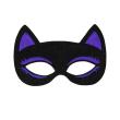 Opakowanie Maska na Halloween flokowana Kot