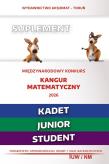 Okładka książki Mat. z wesołym kangurem. Suplement 2026 Kadet...