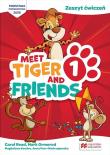 Okładka książki Meet Tiger & Friends 1 zeszyt ćwiczeń + kod