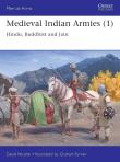 Men-at-Arms 545 Medieval Indian Armies. Autor: Nicolle David. Dadada.pl Okładka książki Men-at-Arms 545 Medieval Indian Armies