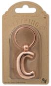 Opakowanie Metalowy brelok do kluczy litera C Keyring