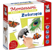 Okładka książki Montessori. Karty sensoryczne. Zwierzęta 2+