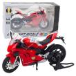 Opakowanie Motocykl metalowy ze światłem i dźwiękiem 1:12