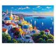 Opakowanie Mozaika diamentowa 5D - Santorini 40x30cm