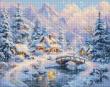 Opakowanie Mozaika diamentowa - Zimowy spokój 40x50cm