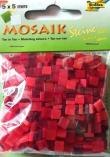 Opakowanie Mozaika kamyczki 5x5mm czerwona