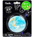Opakowanie Naklejka fluorescencyjna 3D Ziemia 8,5cm