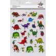 Opakowanie Naklejki 3D papierowe na piance dinozaury 24szt