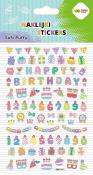 Opakowanie Naklejki 3D Soft Puffy Birthday110x205 HAPPY COLOR