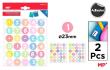 Opakowanie Naklejki cyferki i znaki matematyczne 2 arkusze