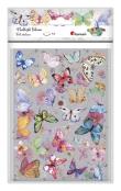 Opakowanie Naklejki foliowe 2 plansze motyle, kwiaty