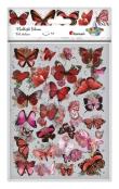 Opakowanie Naklejki foliowe 2 plansze motyle, kwiaty
