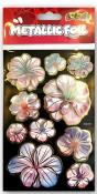 Opakowanie Naklejki foliowe Metalic Double Flowers PENMATE