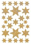 Opakowanie Naklejki gwiazdki złote