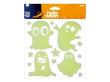 Opakowanie Naklejki Halloween żelowe świecące mix