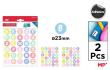 Opakowanie Naklejki literki 23mm 2 arkusze