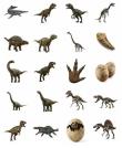 Opakowanie Naklejki Motywacyjne dinozaury 25mm