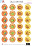 Opakowanie Naklejki motywancyjne squishy, dumpling, pieróg A4