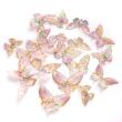 Opakowanie Naklejki pet połyskujące motyle crystal pink20 szt.