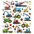 Opakowanie Naklejki Pojazdy budowlane 35szt