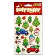 Opakowanie Naklejki puffy Christmas Tree and Smowmen