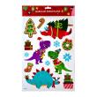 Opakowanie Naklejki świąteczne dinozaury Boże Narodzenie