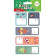 Opakowanie Naklejki Xmas stamp tag 10x20cm HAPPY COLOR