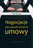 Okładka książki Negocjacje jako sposób zawarcia umowy